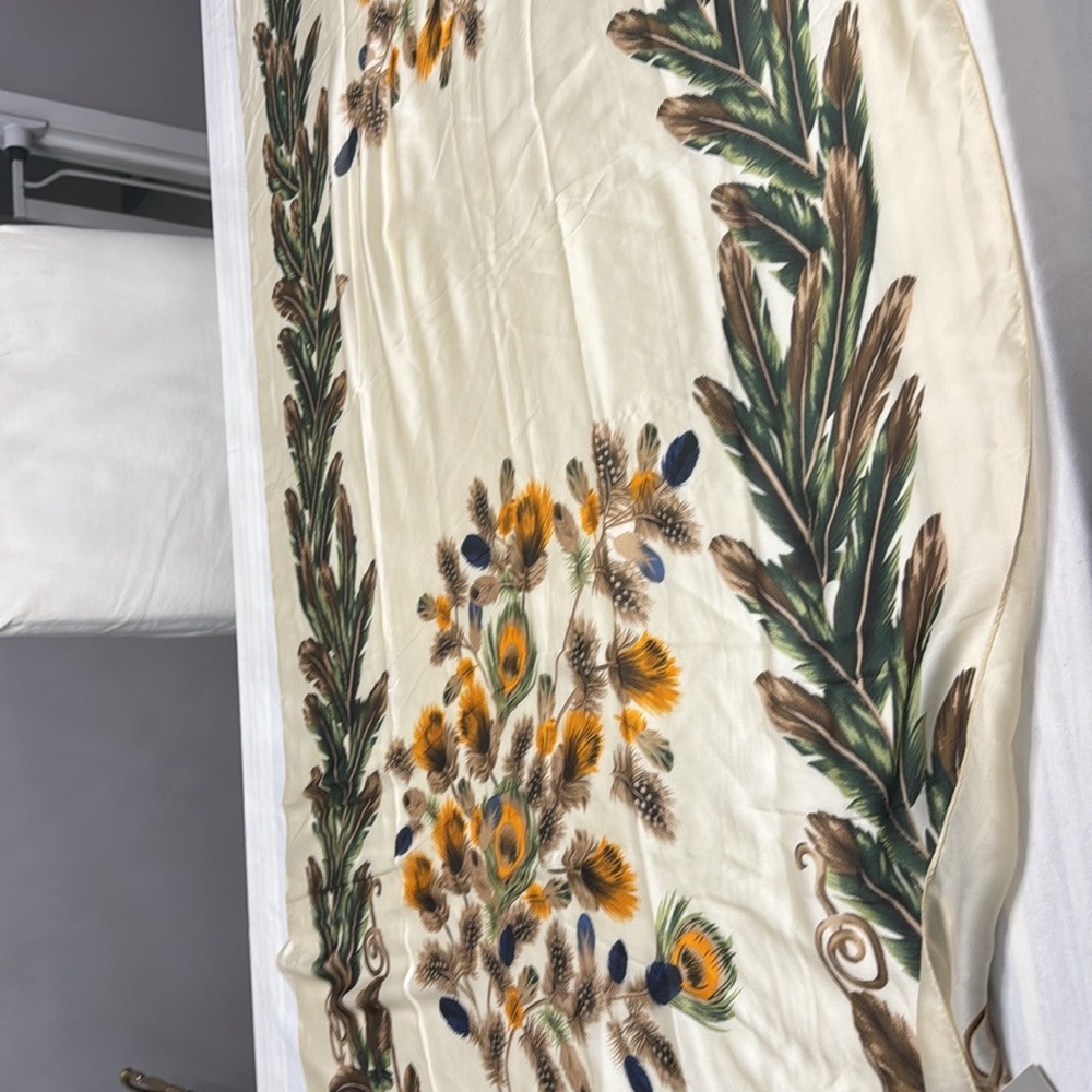 Extra large, pure silk scarf
